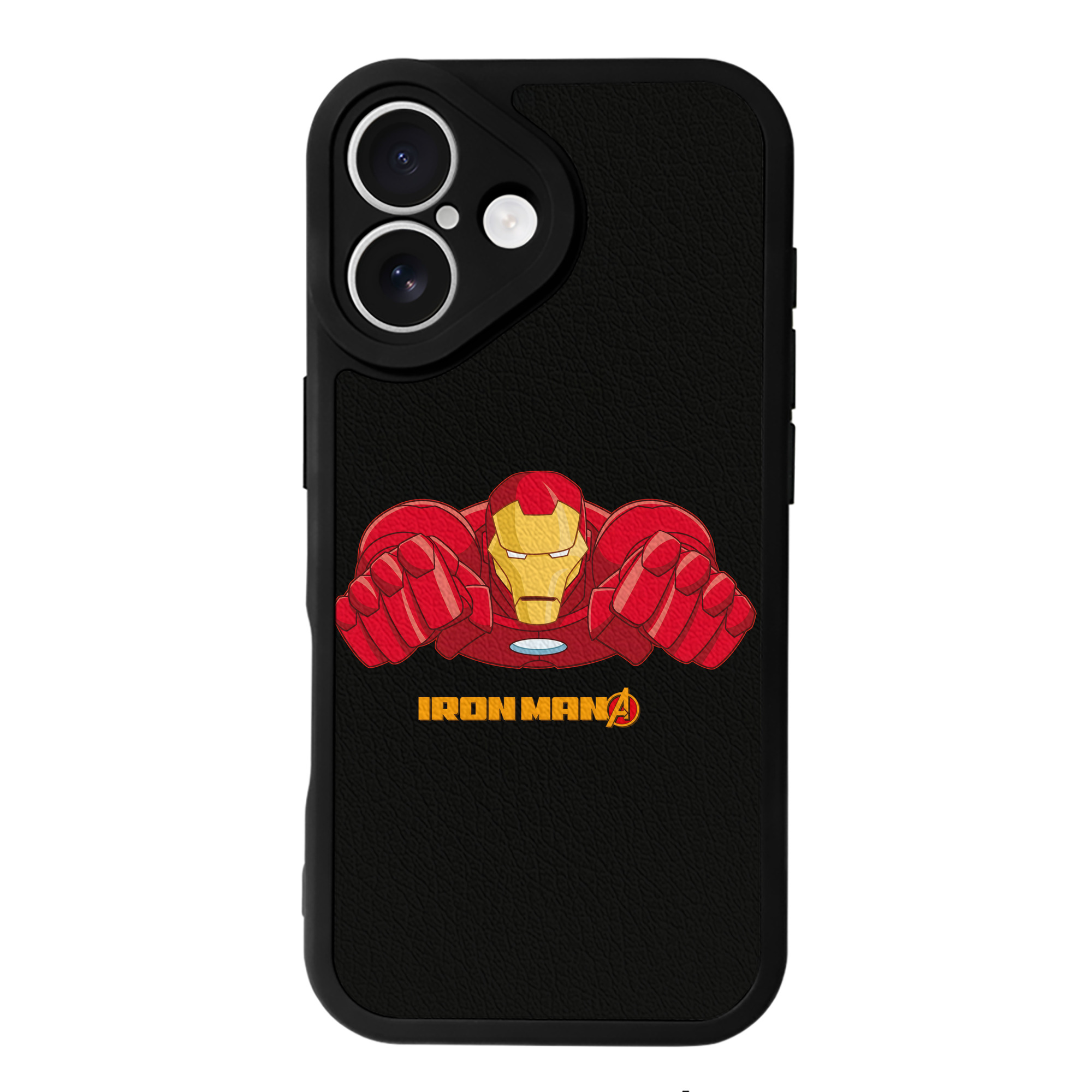 （画像用） アベンジャーズ The Avengers 【iPhone 16シリーズ対応】シリコンスマホケース（レザー調） 材質：シリコン